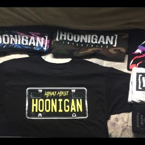 Hoonigan License Plate Shirt